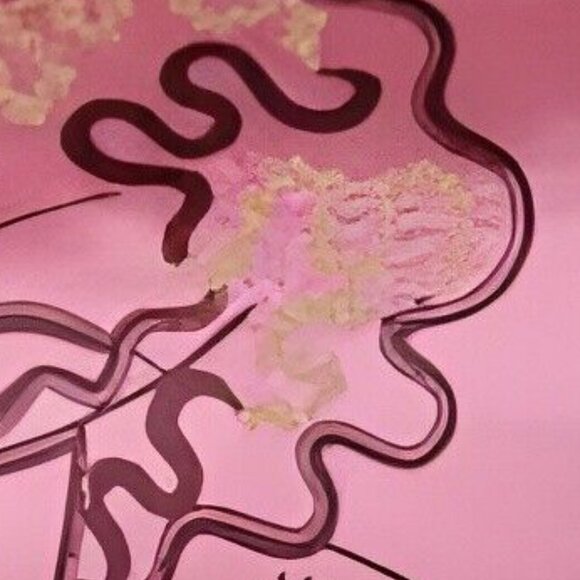 NWOT! Zandra Rhodes x Ikea Pink Ruffle Pillow Sham 20x20" - Picture 5 of 5